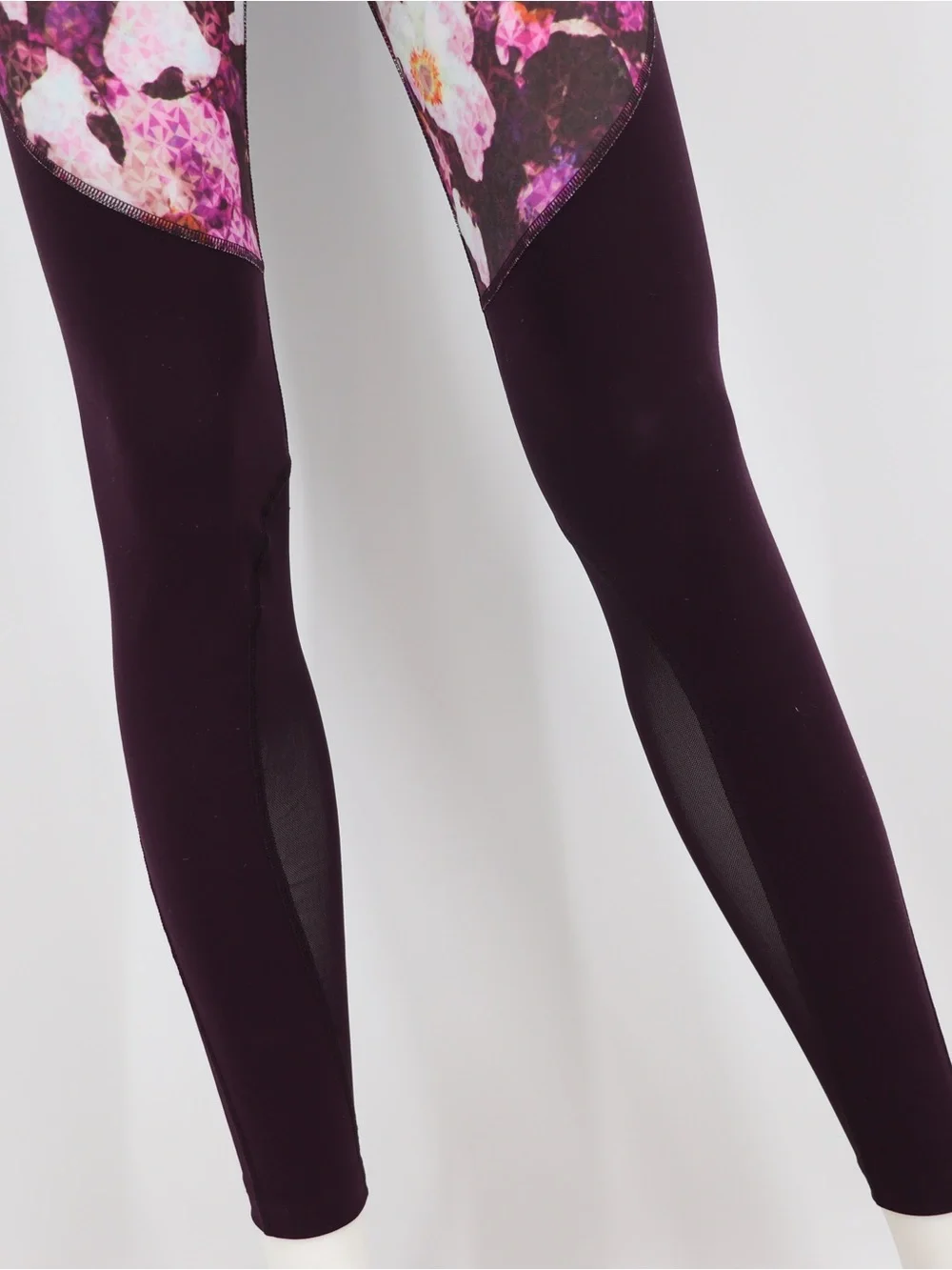 New Nike Power Legend Women’s Small DRI-FIT Training Leggings Active Floral Mesh